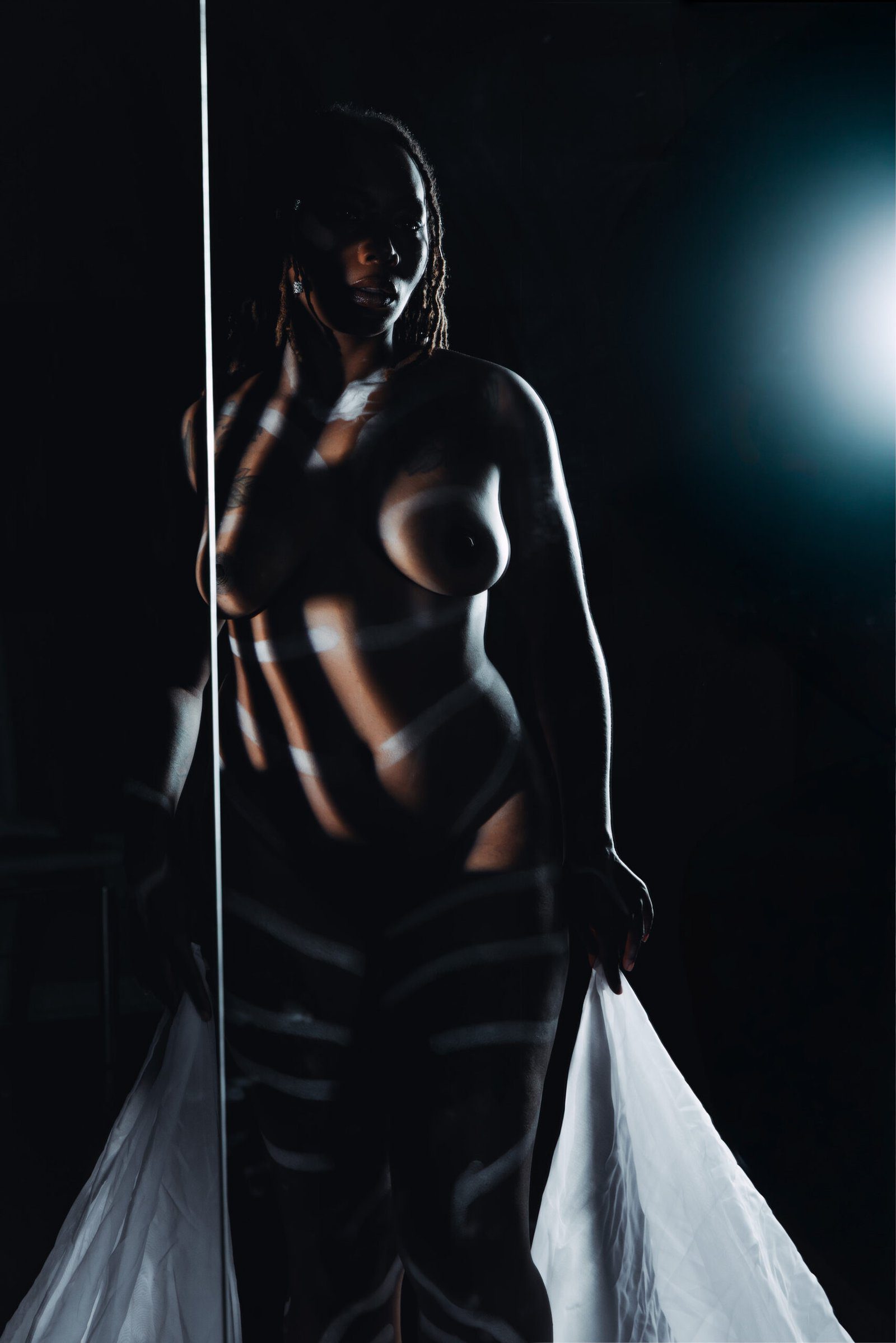 gobo light fine art nude photography KTS Austin